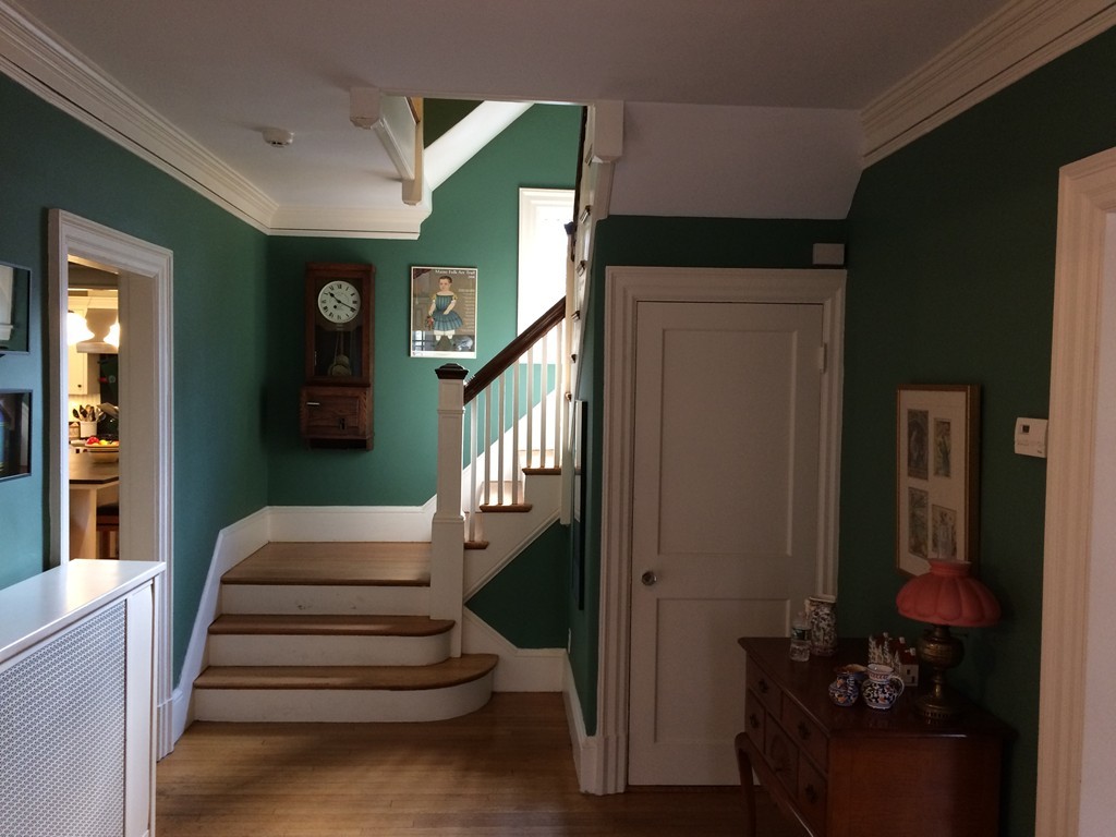 100 Salisbury Road Brookline, MA 02445 - Photo 10 of 22 a view of entryway and hall with wooden floor