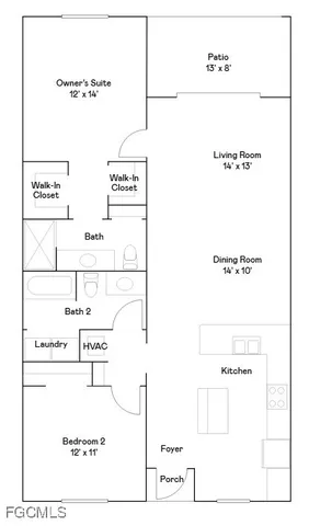 $1,895 | 43993 Boardwalk Loop, Unit 1943, Punta Gorda, FL 33982