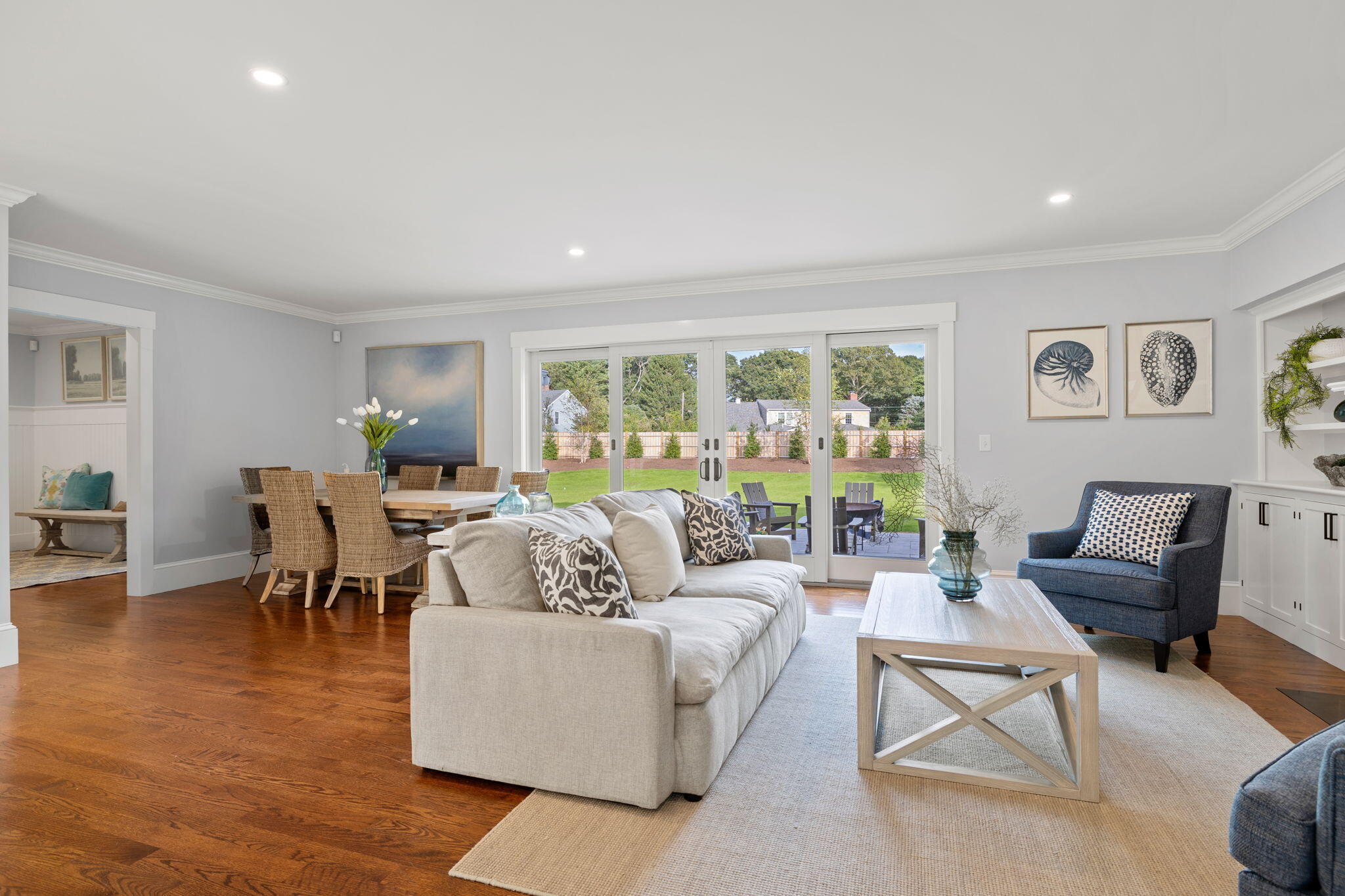 76 Old Mill Road Osterville, MA 02655 - Photo 15 of 45 a living room with furniture and a large window