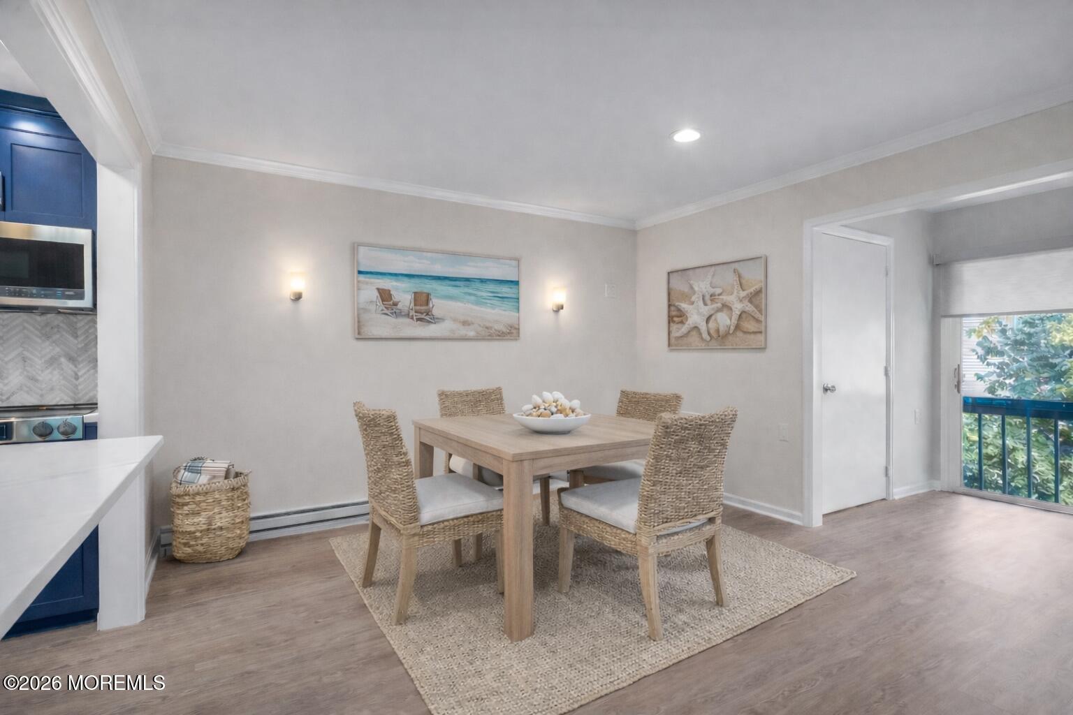 22 Claremont Court Red Bank, NJ 07701 - Photo 10 of 28 a view of a dining room with furniture and wooden floor