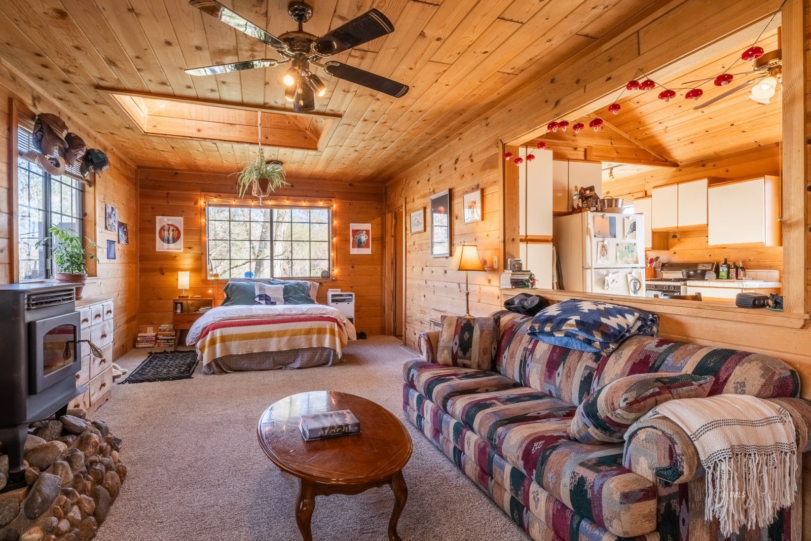 150 Hardy Road Bishop, CA 93514 - Photo 28 of 35 a bedroom with furniture and a large window