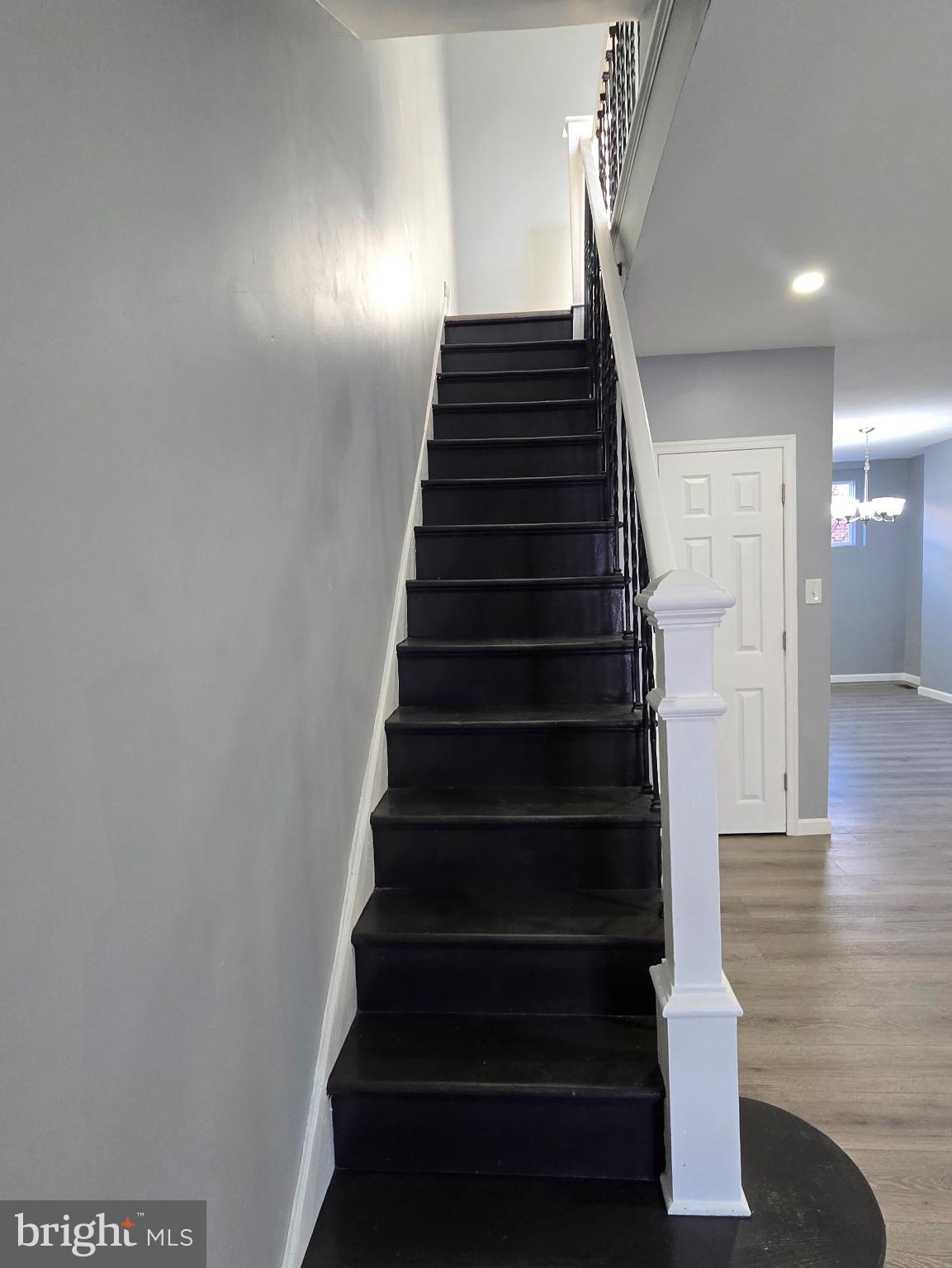 6733 Linmore Avenue Philadelphia, PA 19142 - Photo 23 of 55 a view of entryway and hall with wooden floor