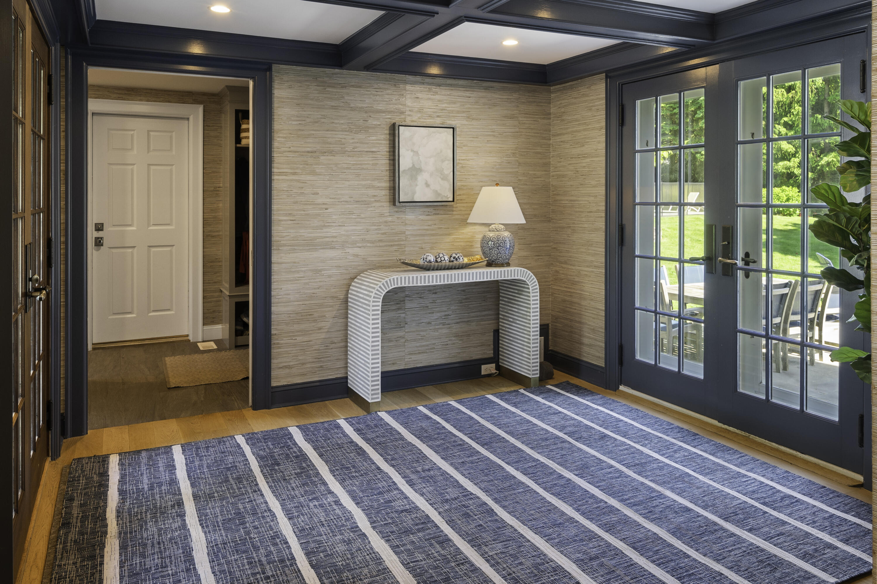31 Bayberry Road New Canaan, CT 06840 - Photo 5 of 47 a view of a bedroom with wooden floor and windows