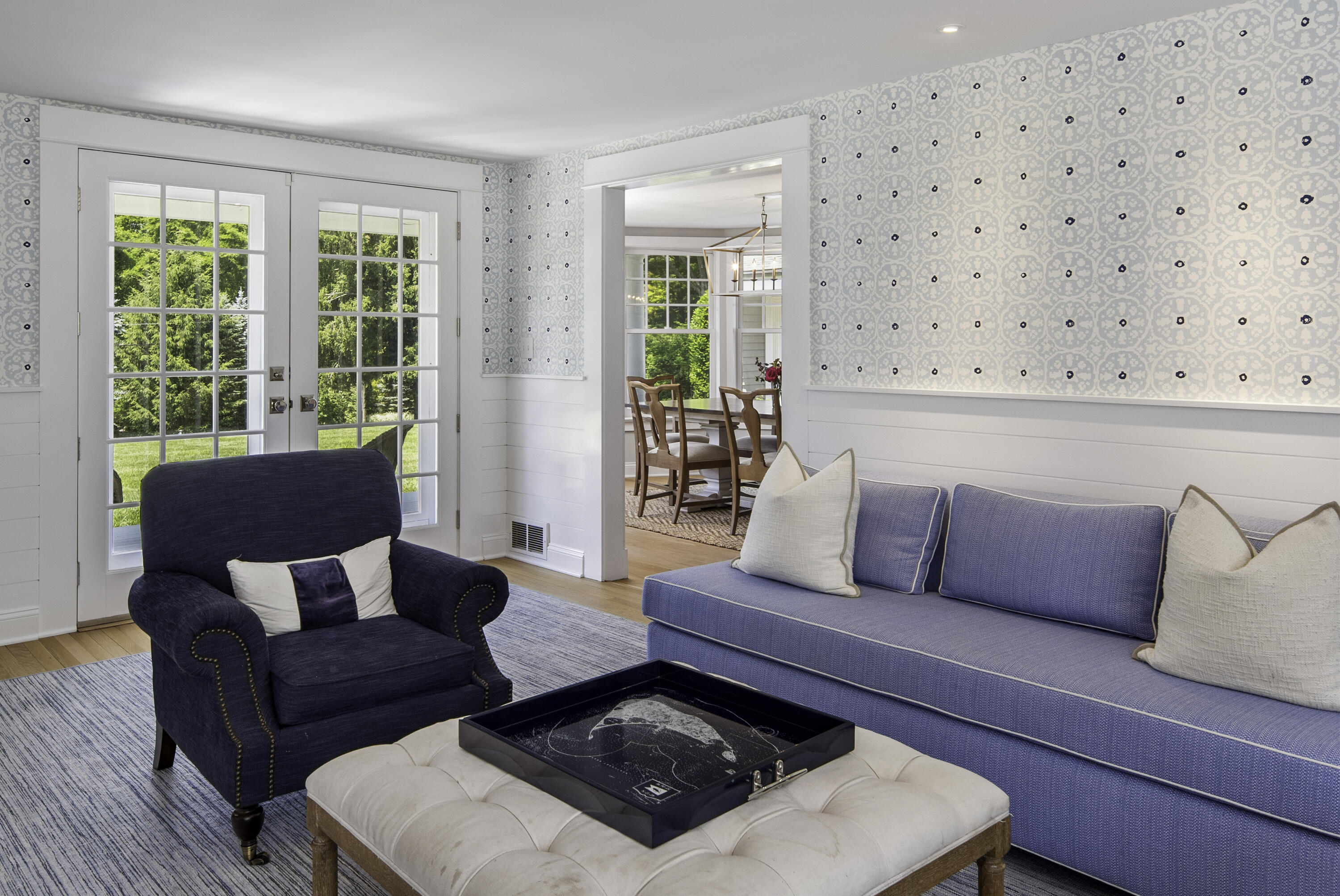 31 Bayberry Road New Canaan, CT 06840 - Photo 8 of 47 a living room with furniture and a large window