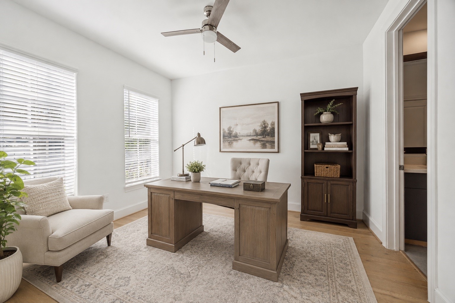 2714 Harvard Street Houston, TX 77008 - Photo 6 of 31 a view of a livingroom with workspace and a window