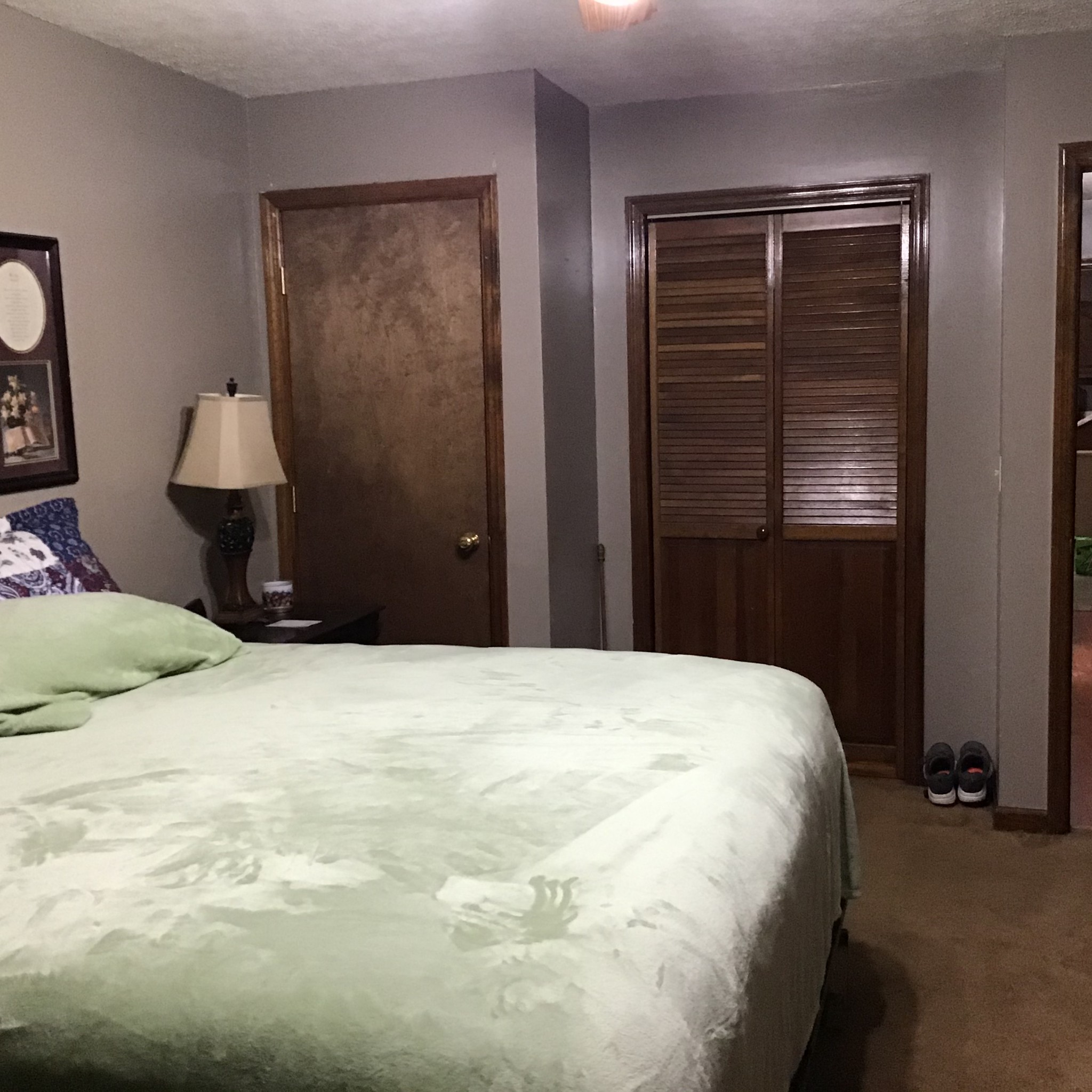 6830 Hester Road Springfield, TN 37172 - Photo 21 of 28 a bedroom with a bed and a closet