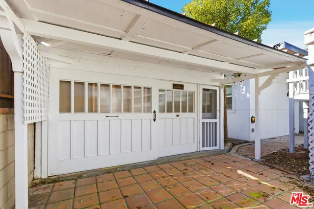 an aerial view of residential house with parking space