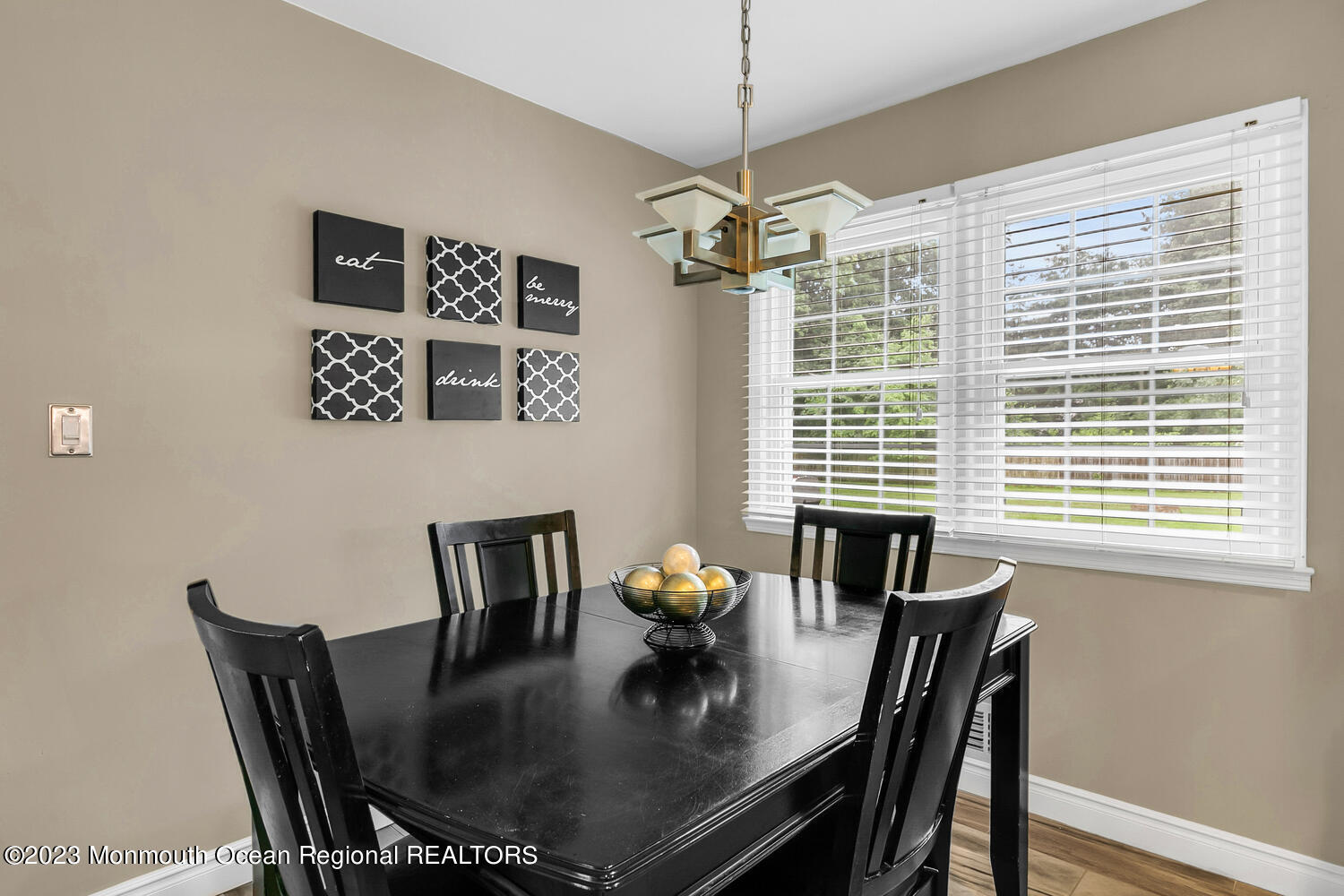 383 Oak Hill Road Red Bank, NJ 07701 - Photo 12 of 31 a view of a dining room with furniture window and wooden floor
