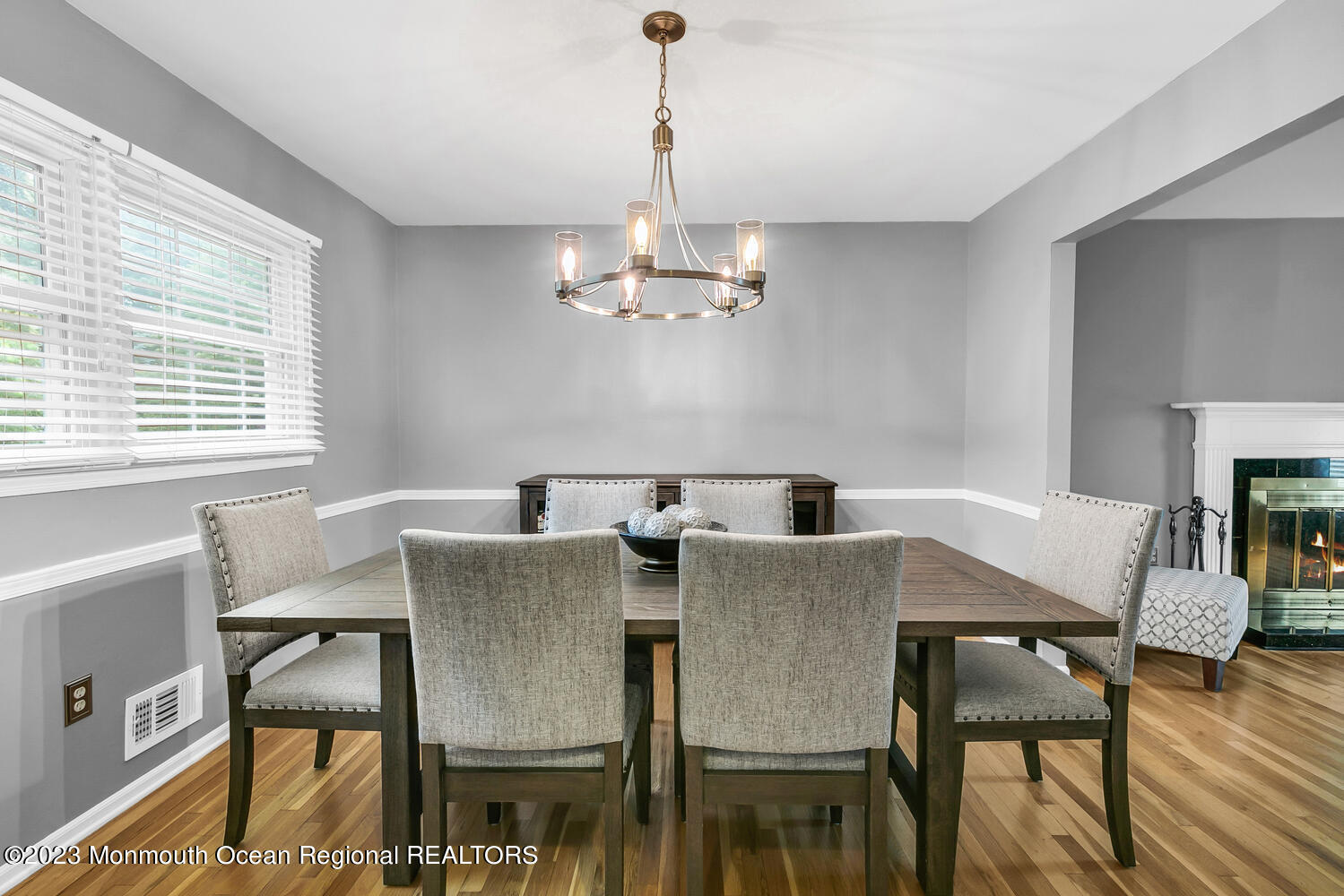 383 Oak Hill Road Red Bank, NJ 07701 - Photo 8 of 31 a view of a dining room with furniture window and wooden floor