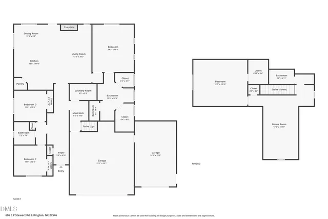 $530,000 | 606-c P C P Stewart Road, Lillington, NC 27546