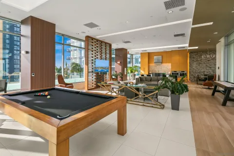 a front view of a building