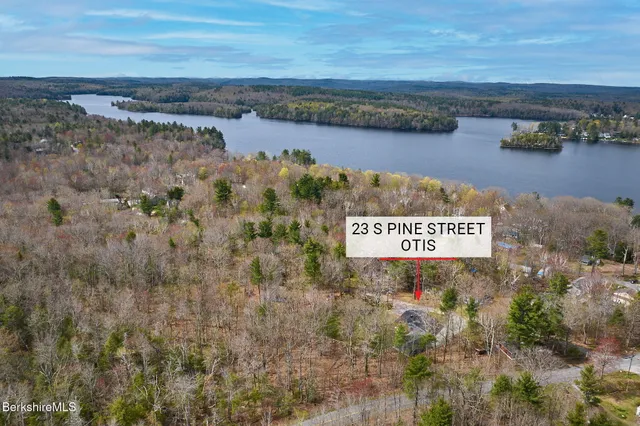 a view of lake and mountain