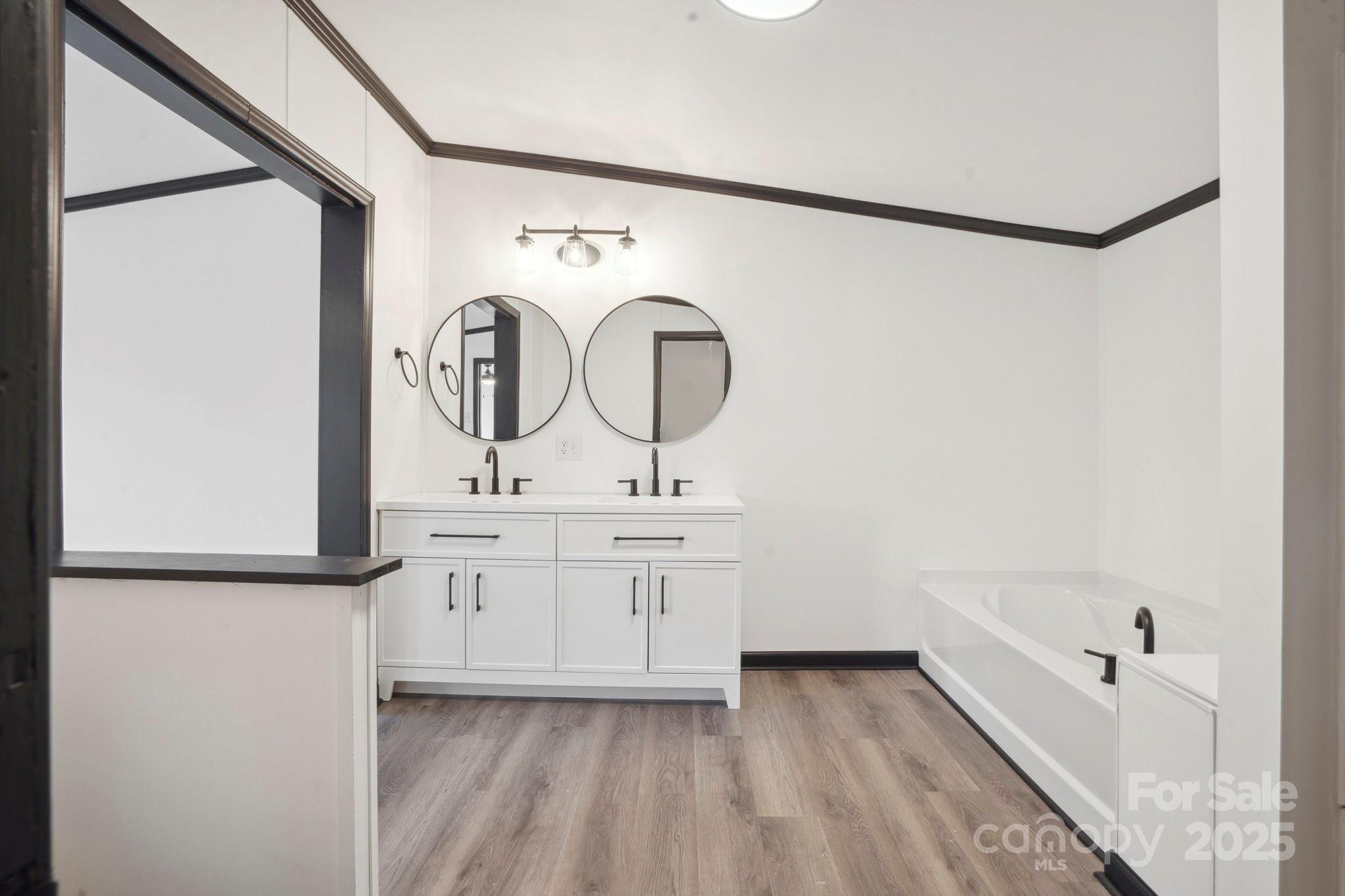 6085 Faith Road Salisbury, NC 28146 - Photo 11 of 29 a bathroom with a sink and a mirror