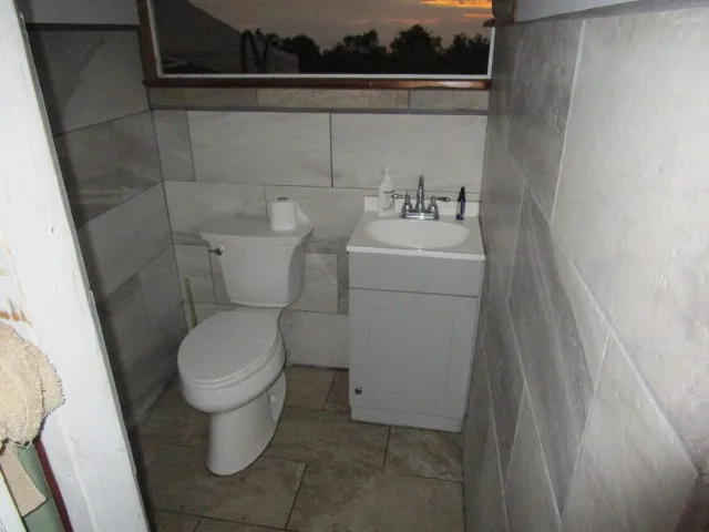 a bathroom with a sink and a toilet