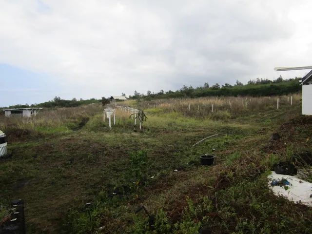 a view of a lake view with houses in back