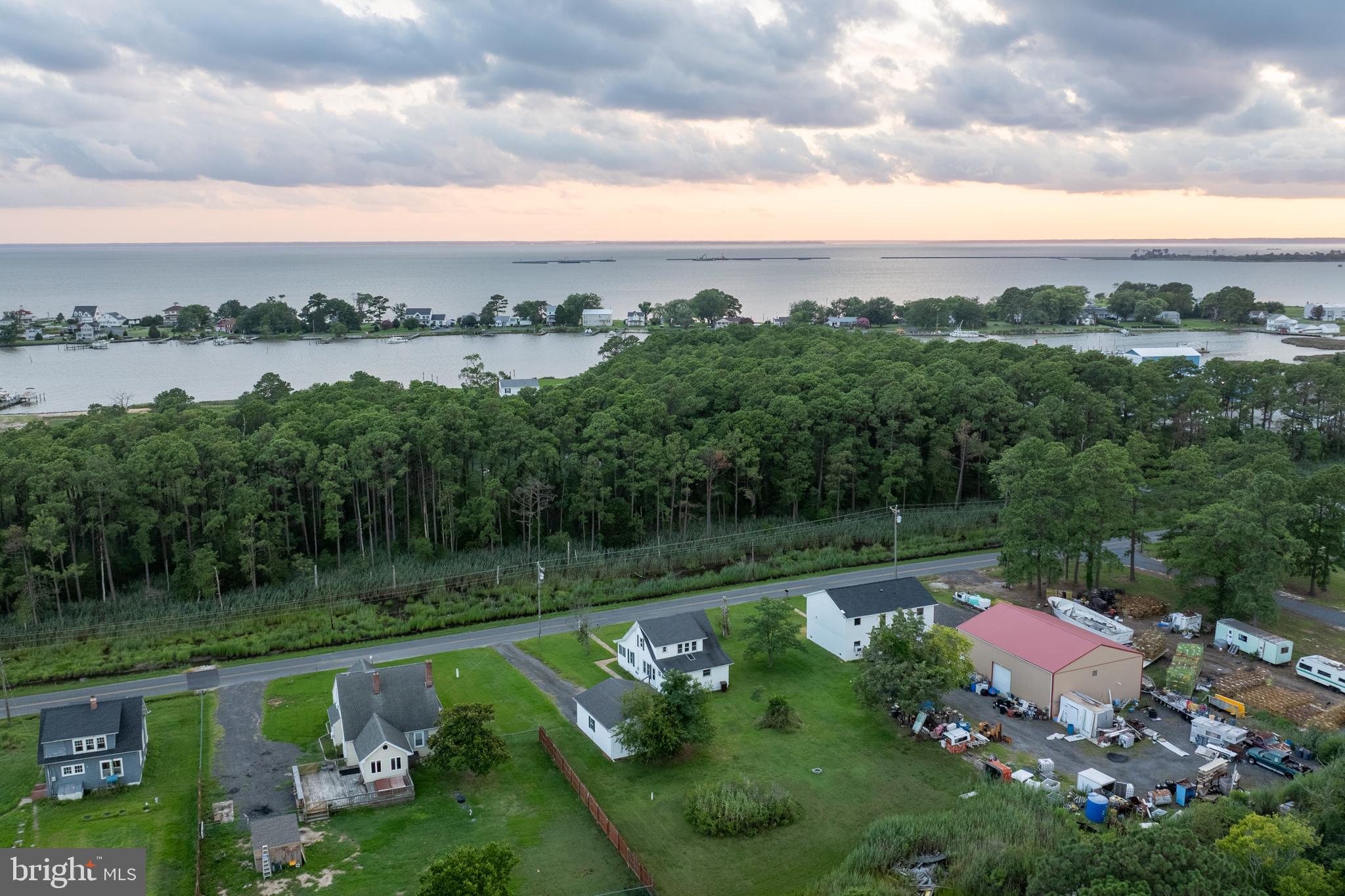 2539 Old House Point Road Fishing Creek, MD 21634 - Photo 26 of 33 a view of a lake with a city