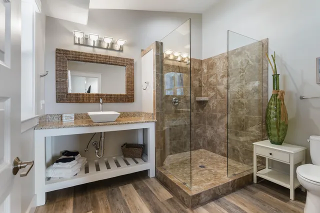 a view of storage and utility room with washer and dryer
