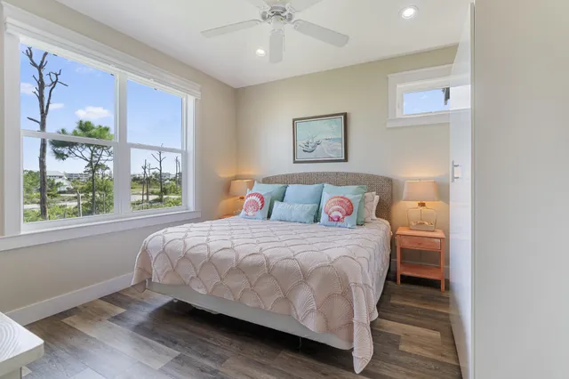 a view of an outdoor space with seating