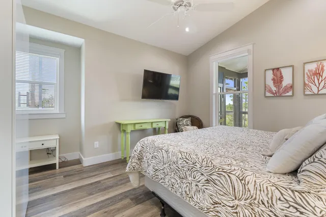 a view of ocean from a balcony