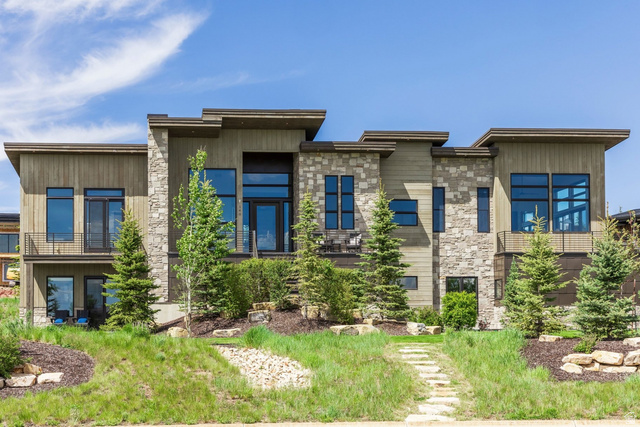 140 West Vista Road Kamas, UT 84036 - Photo 5 of 101 Contemporary exterior featuring stone and vertical wood siding