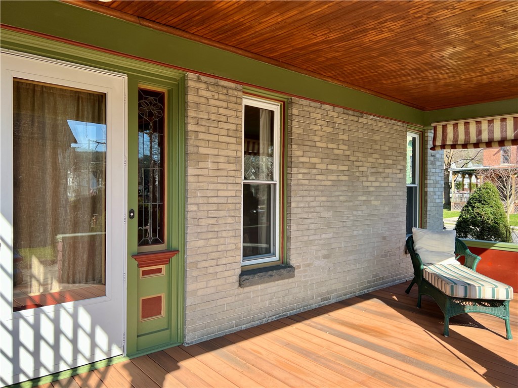 50 Center Street Oneonta, NY 13820 - Photo 34 of 48 Front Entry Door with Sidelites - Large covered si