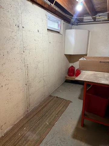 a view of storage and utility room