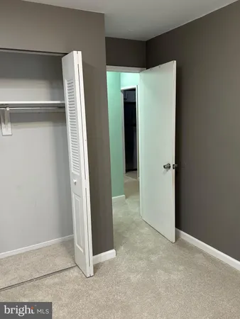 a view of closet area