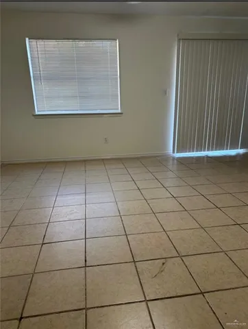 a view of a utility room and window