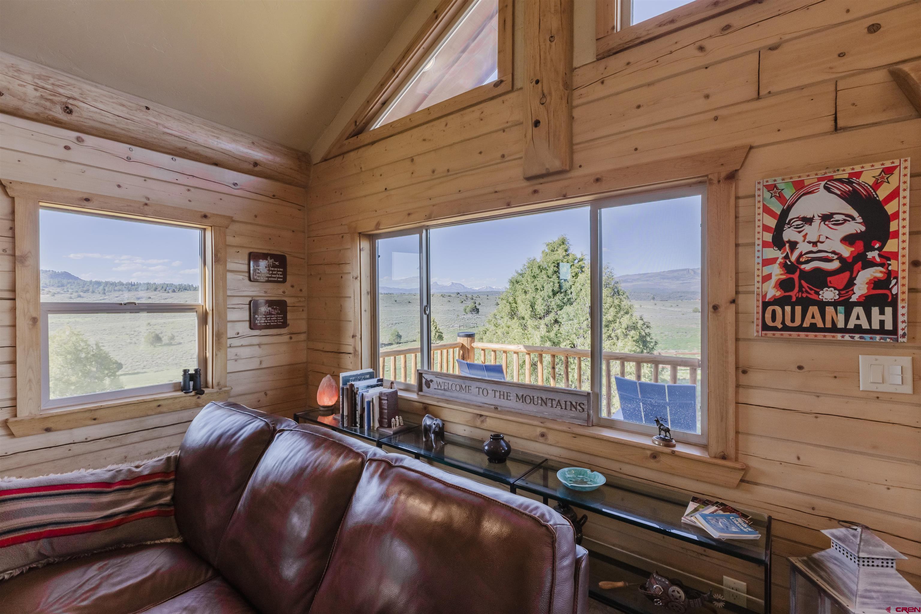 2439 County Road 359 Pagosa Springs, CO 81147 - Photo 15 of 45 a room with furniture and a large window