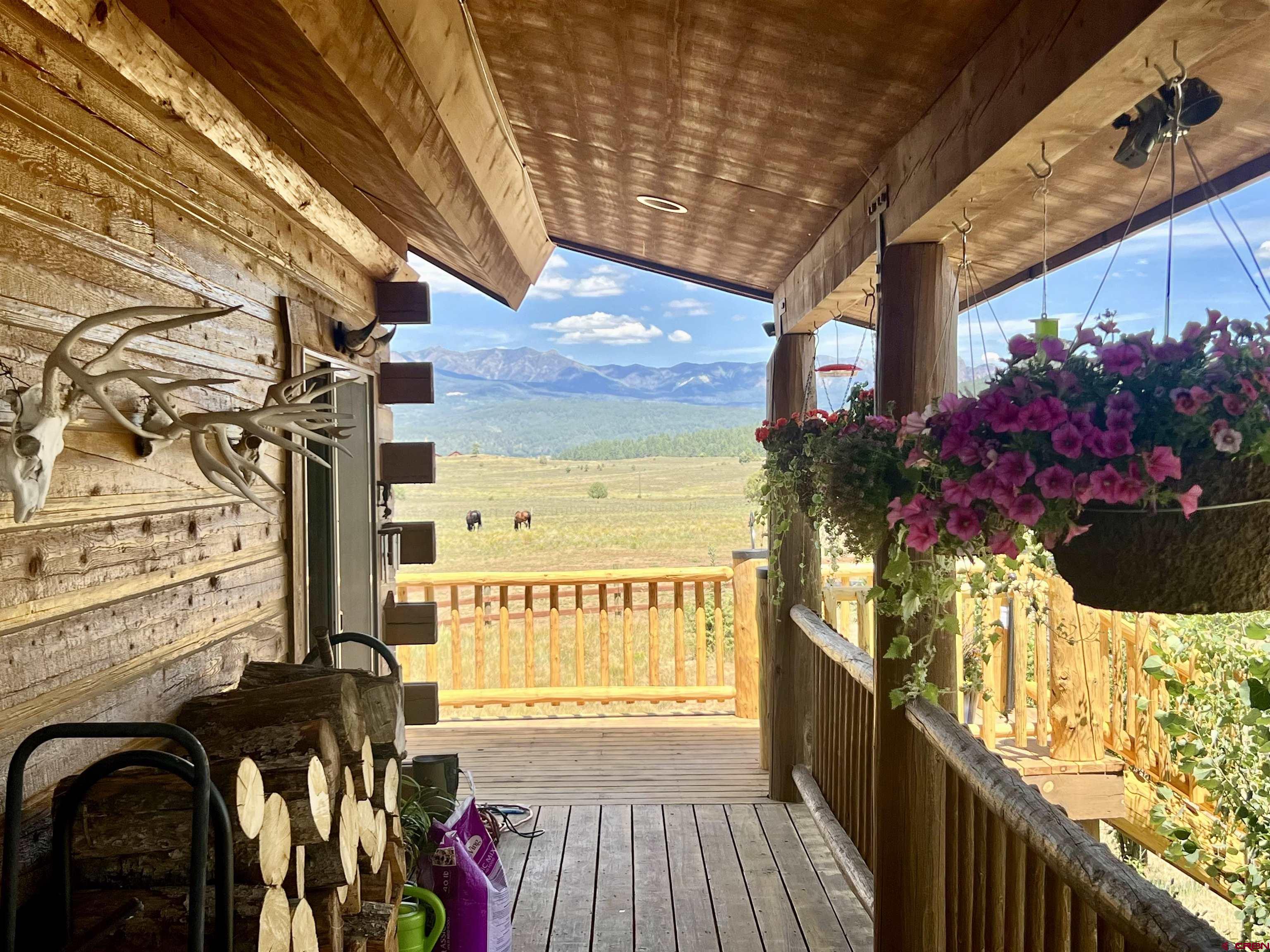 2439 County Road 359 Pagosa Springs, CO 81147 - Photo 2 of 45 a view of balcony with wooden floor