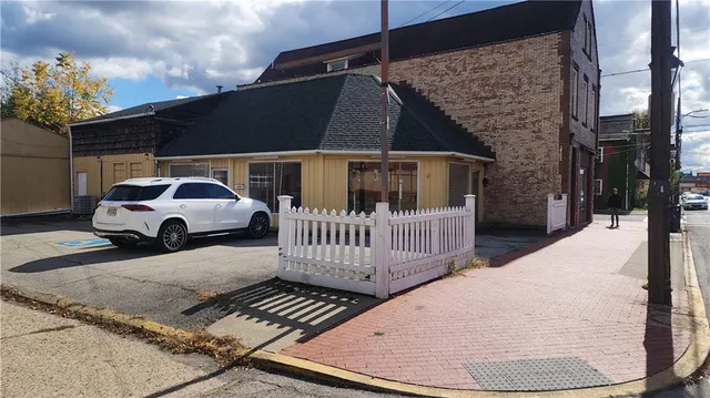 a view of a house with a deck