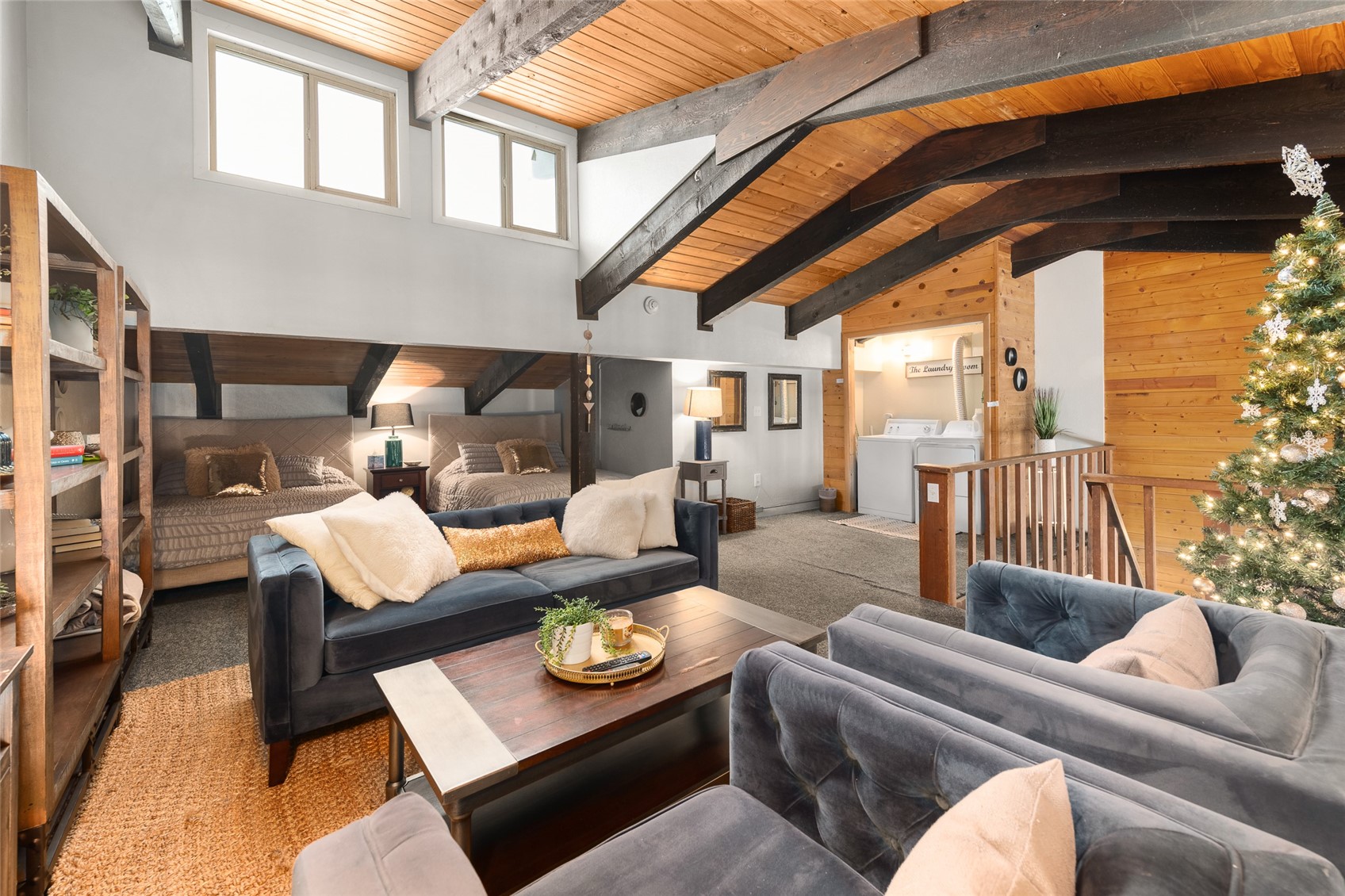1335 Walton Creek Road, Unit 35 Steamboat Springs, CO 80487 - Photo 36 of 48 a living room with furniture and a table