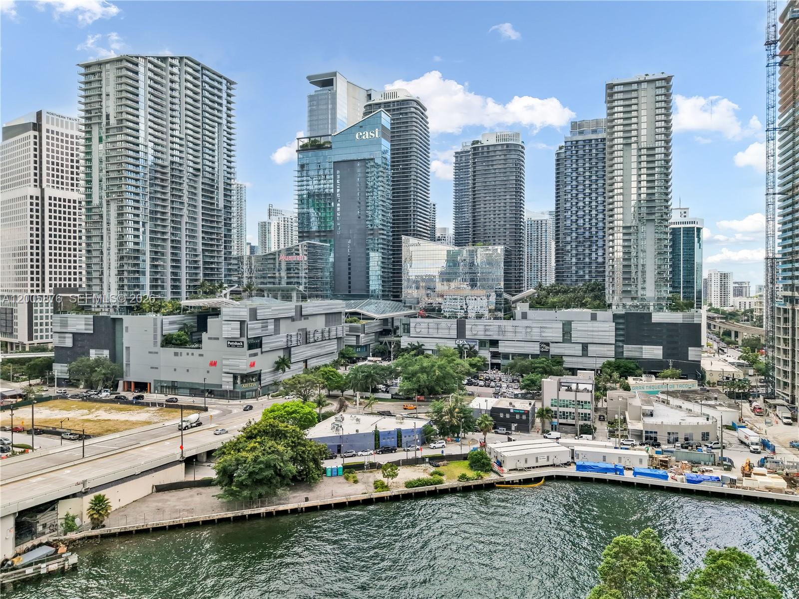 90 Southwest 3rd Street, Unit TH 308 Miami, FL 33130 - Photo 23 of 28 a view of a city with tall buildings