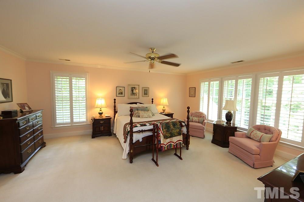 14408 Possum Track Road Raleigh, NC 27614 - Photo 12 of 25 Spacious master suite w/ wall of windows