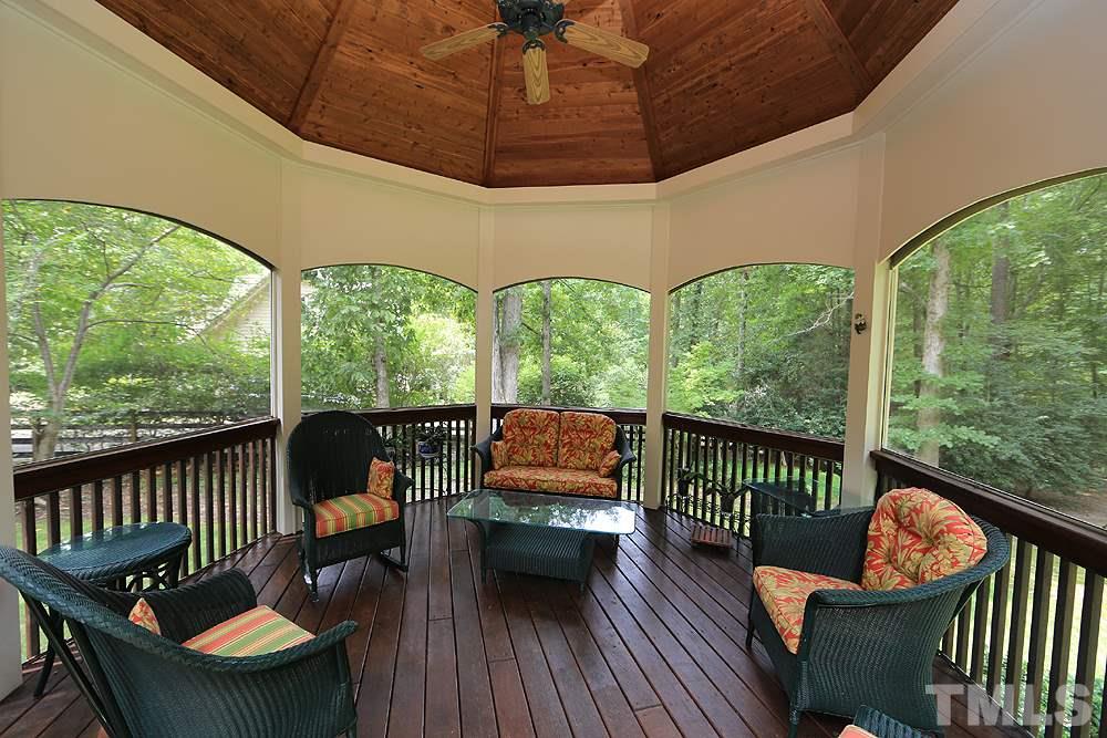 14408 Possum Track Road Raleigh, NC 27614 - Photo 23 of 25 Screened in octagon gazebo.