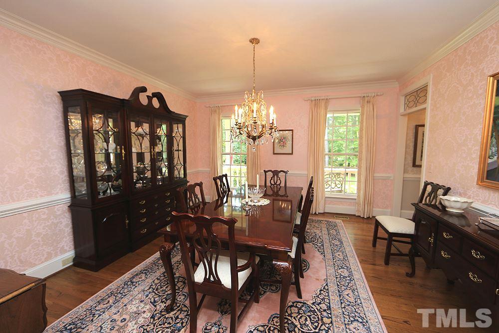 14408 Possum Track Road Raleigh, NC 27614 - Photo 10 of 25 Hardwood floors in separate dining room