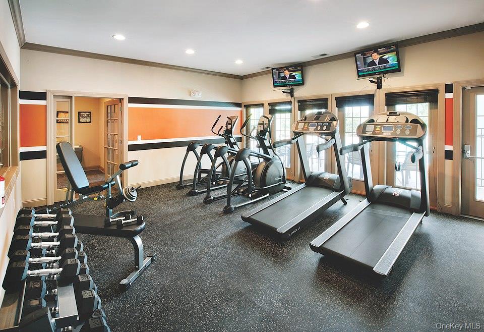40 Evan Court Fishkill, NY 12508 - Photo 48 of 49 a view of a room with gym equipment