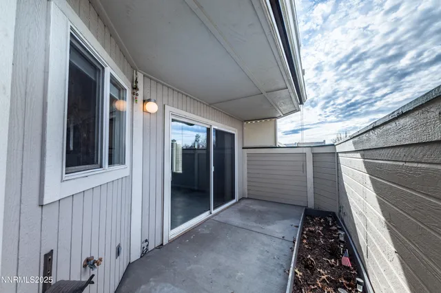 a view of a park with slide