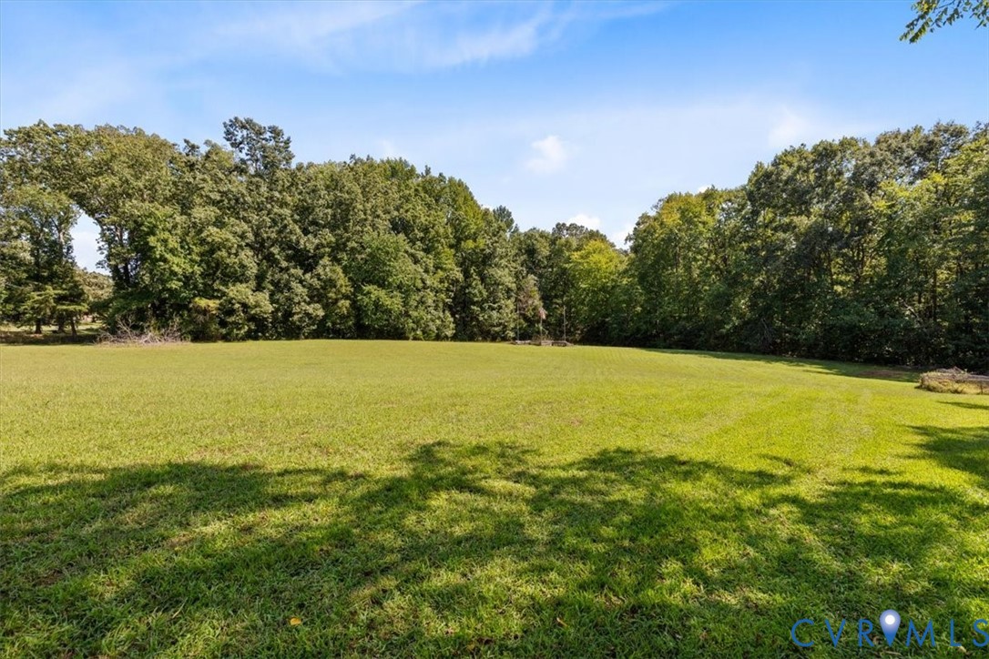 3577 Old Buckingham Road Powhatan, VA 23139 - Photo 5 of 36 Expansive green lawn with a perimeter of mature de