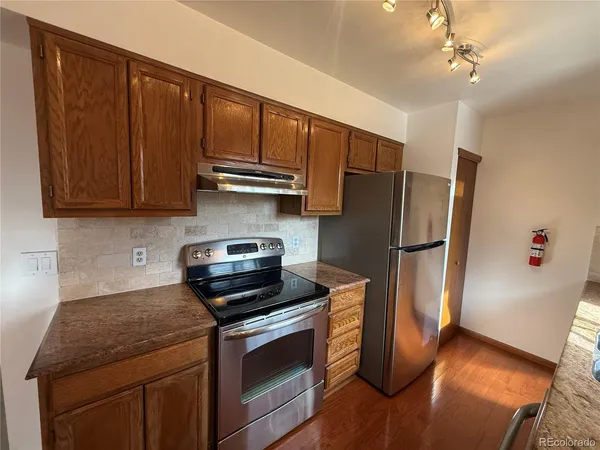 a backyard of a house