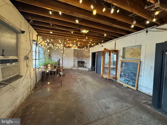 a view of a bike garage