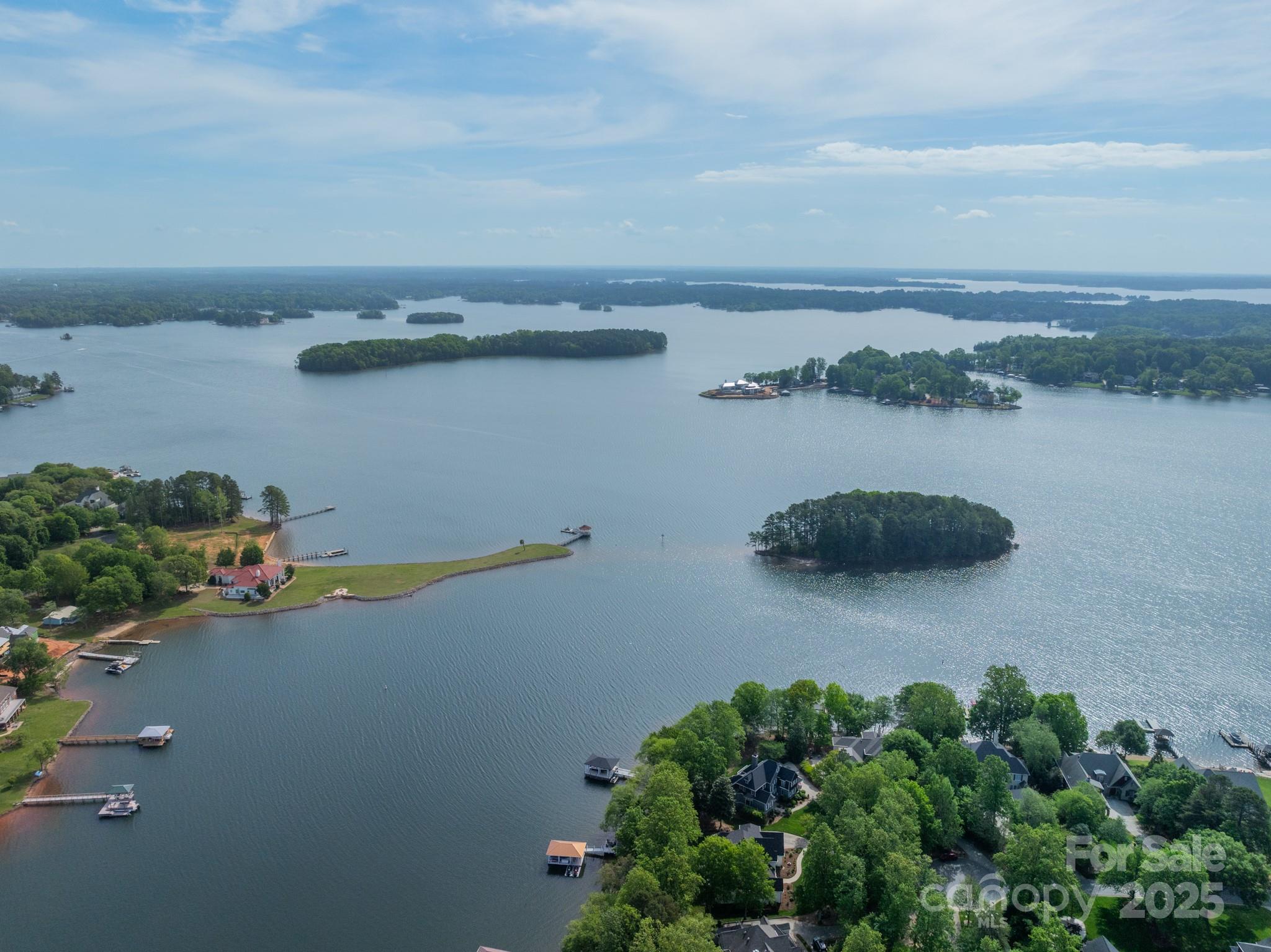4646 Eagle Pointe Court Denver, NC 28037 - Photo 40 of 47 an aerial view of a house with a lake view