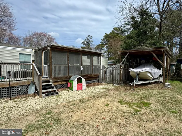 a view of outdoor space and deck