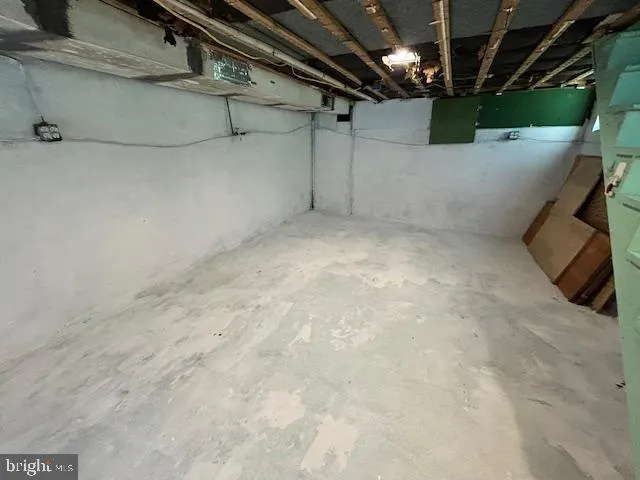 a view of a room with racks