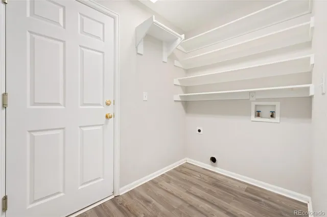 a view of room with walk in closet