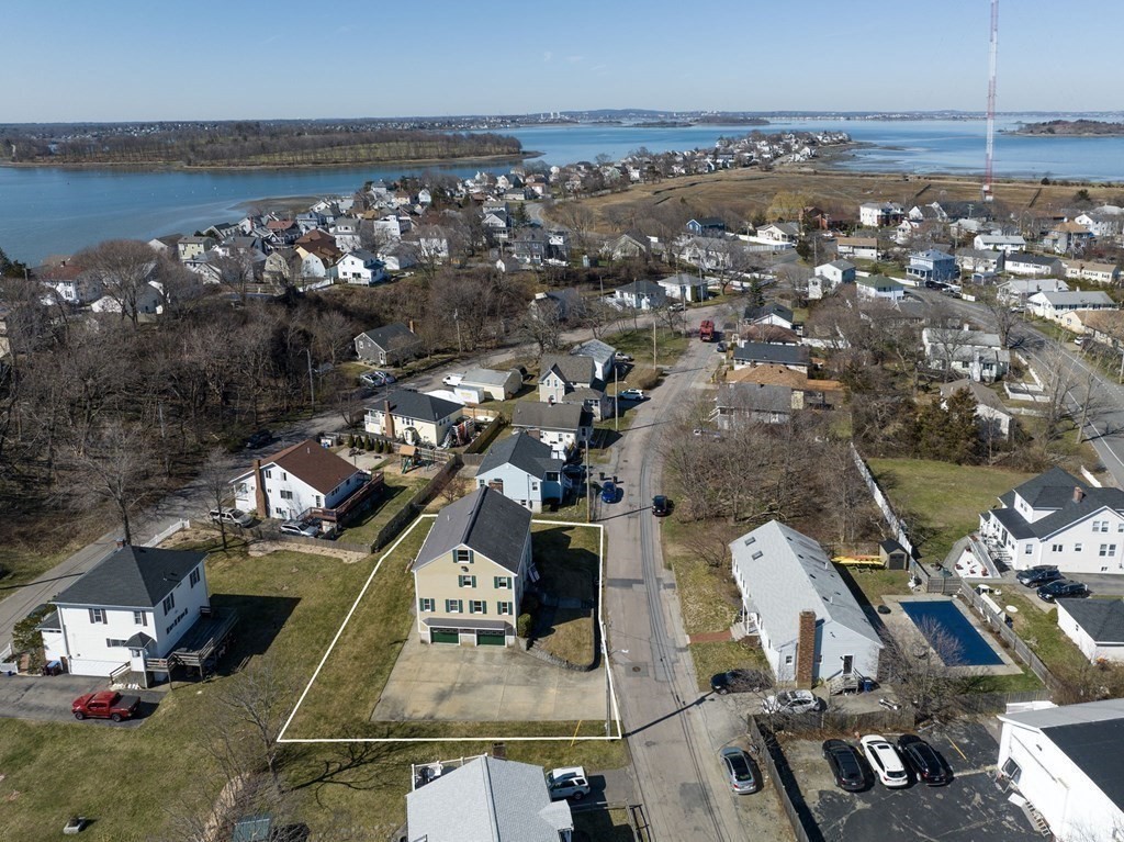 50 Westminster Road Hull, MA 02045 - Photo 8 of 40 an aerial view of a house with a ocean view