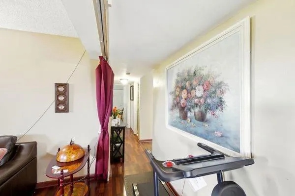 a room with musical instruments