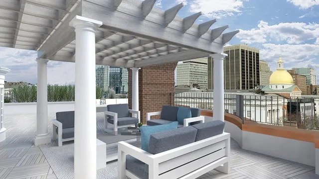 a view of living room and balcony