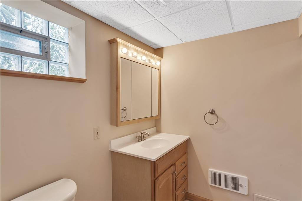 3 Sarah Court Irwin, PA 15642 - Photo 33 of 36 Full Bath with Vented Glass Block Window.