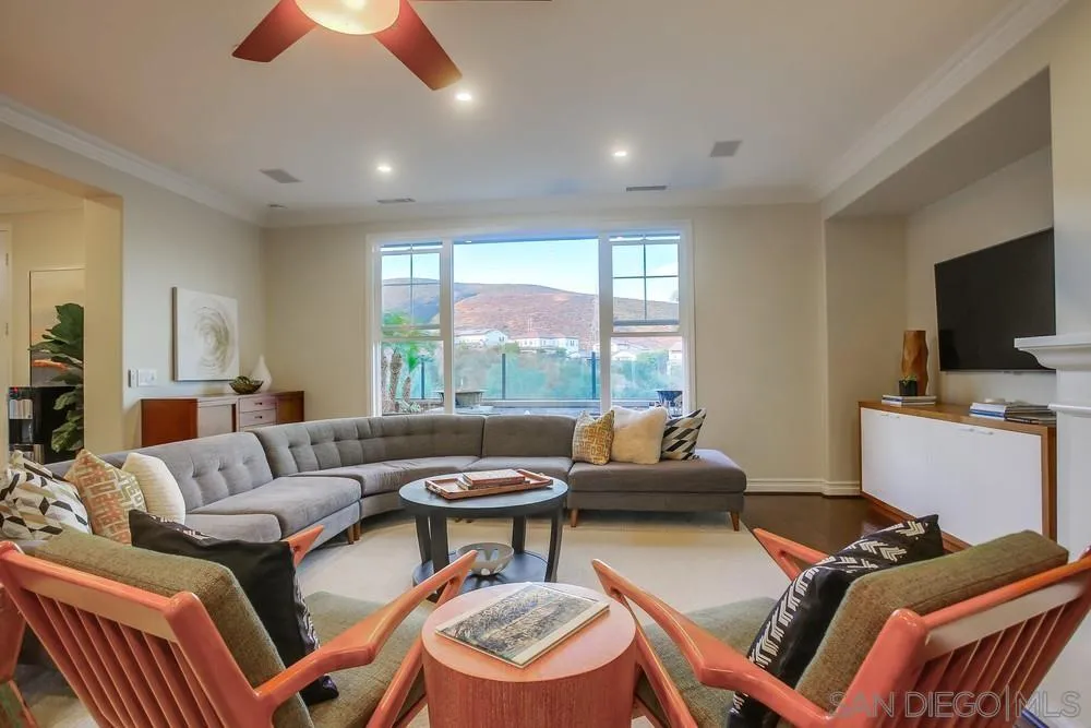 7535 Circulo Sequoia Carlsbad, CA 92009 - Photo 11 of 57 a living room with furniture and a flat screen tv